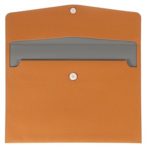 Unique Bargains Waterproof PU Leather Document Folder with Button Closure 13.4" x 9.4" - 1 of 4