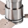 YUHAO 48 in.  Indoor Farmhouse Rustic Dual-Finish Blades Reversible DC Motor Ceiling Fan with Light and Remote Control - 3 of 4