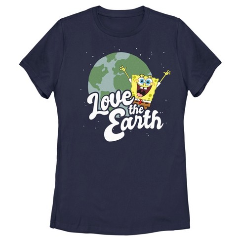 Women's SpongeBob SquarePants Love the Earth T-Shirt - image 1 of 4