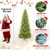 Resenkos Artificial 8ft  Christmas Tree with 1612PVC/Hard Needle Mixed Branch Tips, 500L warm white led - 3 of 4