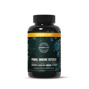 Primal Harvest Primal Immune Defense 10-in-1 Immune Support Supplement, 60 Capsules - 1 of 4