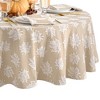 Falling Leaves Jacquard Tablecloth - Elrene Home Fashions - 2 of 3