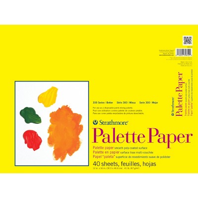 Strathmore Palette Paper Pad 12"X16"-40 Sheets