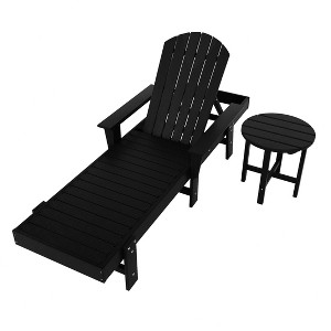 WestinTrends Dylan 2 Piece Adirondack Reclining Chaise Lounge With Arms - 1 of 4