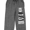 The Office Dunder Mifflin Icons Men's Gray Heather Sleep Pajama Pants - 2 of 4