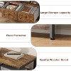 Jojoka Modern-Industrial TV Stand with 2 Fabric Drawers, Entertainment Center for TVs - 4 of 4