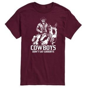 Men's - Yellowstone - RIP Cowboys Don't Say Goodbye Short Sleeve Graphic T-Shirt - 1 of 4