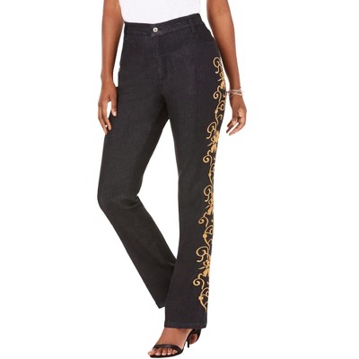 Roaman's Women's Plus Size Whitney Jean With Invisible Stretch
