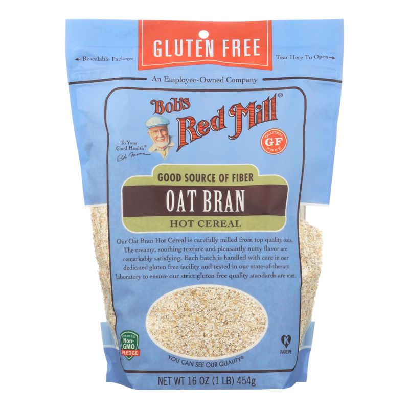 Bob's Red Mill Oat Bran Hot Cereal - Case of 4/16 oz, 2 of 8