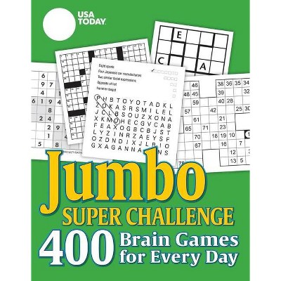 USA Today Jumbo Puzzle Book Super Challenge - (USA Today Puzzles) by  Usa Today (Paperback)