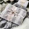 FONTOI 50"x60" Soft Faux Fur Blanket Plush Reversible Throw for Home Luxuriously Soft All Seasons Fuzzy Cozy Blanket for Couch, Bed Gift - 2 of 4
