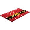 Northlight Red and White Santa Suit with Buckle "Welcome" Coir Christmas Outdoor Doormat 18" x 30" - 4 of 4