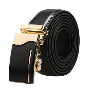 INSPIRE CHIC Men's Automatic Alloy Buckle Holeless Belt - 1 of 4