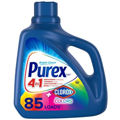 Purex Original Fresh Scent Plus Clorox2 Stain Fighting Enzymes HE Liquid Laundry Detergent - 128 fl oz
