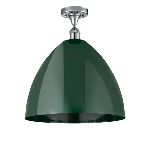 Plymouth Dome - 1 Light Semi-Flush Mount In Industrial Style-18.75 Inches Tall and 16 Inches Wide - 1 of 1