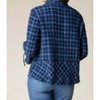 Women's Windowpane Ruched Sleeve Jacket - habitat - 2 of 3