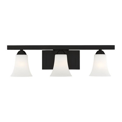 Livex Lighting Ridgedale 3 - Light Vanity in  Black