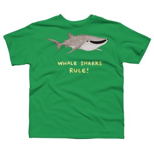 Boy's Design By Humans Whale Sharks Rule! By SophieCorrigan T-Shirt - 1 of 3