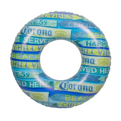 Northlight 36" Inflatable Corona Signage Swimming Pool Tube Ring