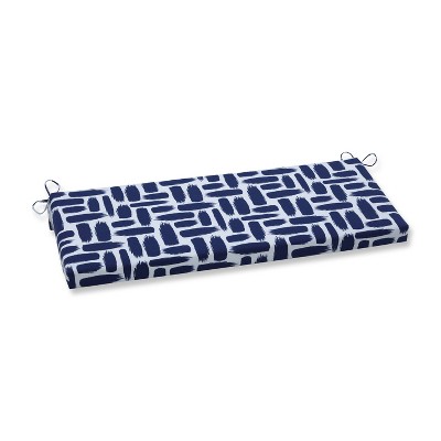 Baja Nautical Outdoor Bench Cushion Blue - Pillow Perfect