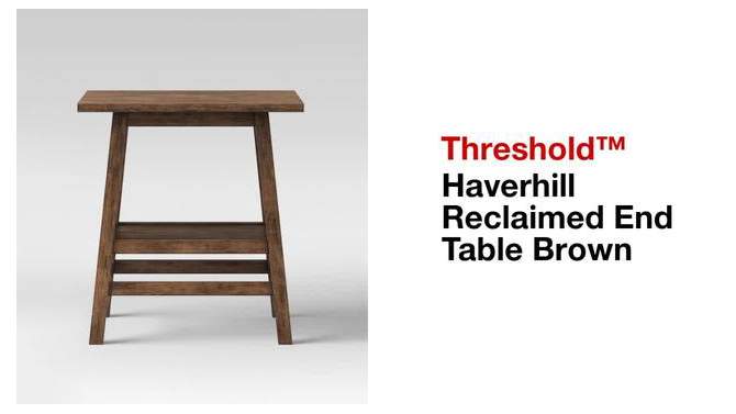 Haverhill Wood End Table - Threshold&#153;, 2 of 11, play video