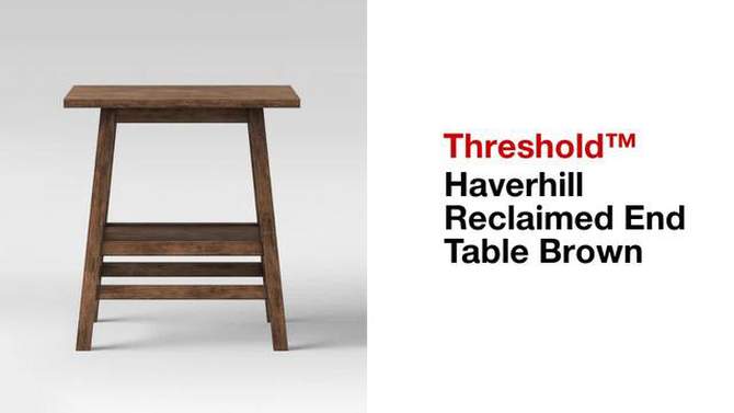 Haverhill Wood End Table - Threshold&#153;, 2 of 13, play video