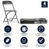 Alamont 4pk Plastic Folding Chairs - 3 of 4