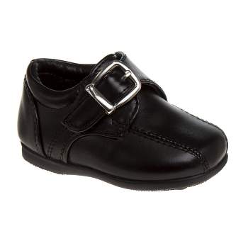 Josmo Boys Laces Toddler Dress Shoes - Black Patent, 3 : Target
