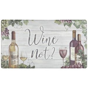 SoHome Cozy Living Wine Decor Anti-Fatigue Kitchen Mat - 1 of 4