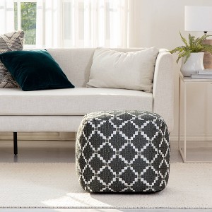 Deschutes Indoor/Outdoor Pouf - Anji Mountain - 1 of 4
