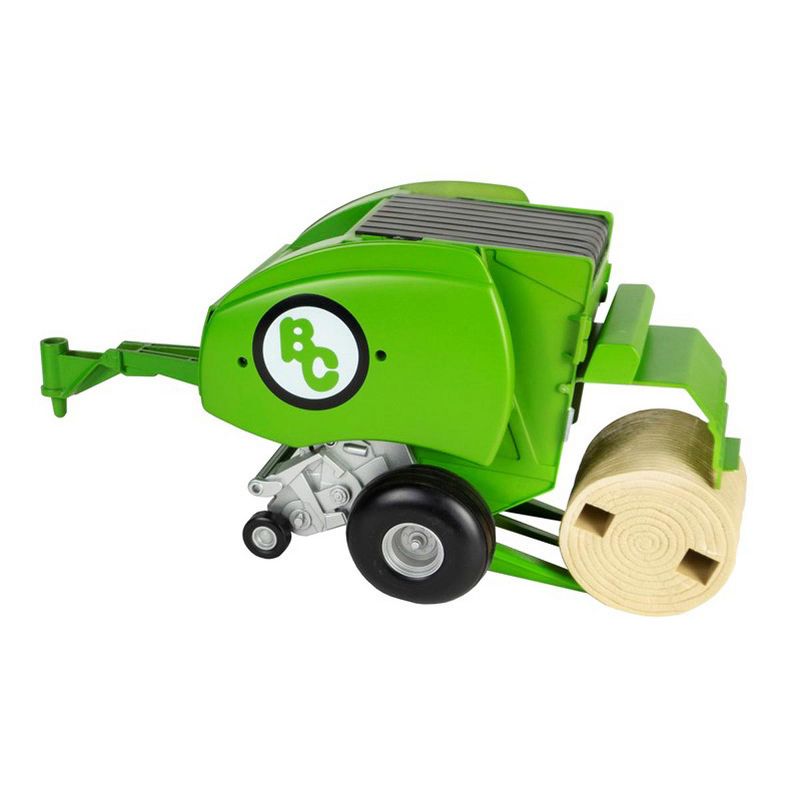 Big Country Toys 1/20 Green Round Baler with Bale 490, 1 of 4
