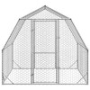 Chicken Run Galvanized steel Large Durable Chicken Run vidaXL - 3 of 4