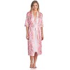 Casual Nights Women's Satin 2 Piece Robe and Nightgown Set - 2 of 4