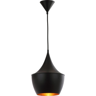 18" Larson Adjustable Pendant Black - Safavieh