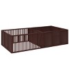 81'' Large Dog Whelping Box with Removable Doors and Two Rooms Indoor Puppy Pen for Large Breed Dogs - LAOTIES - 3 of 4