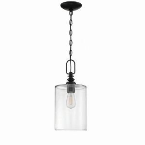 Craftmade Lighting Dardyn 1 - Light Pendant in  Flat Black - 1 of 1