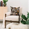 16"x16" Burcu Korkmazyurek Dark Garden Square Throw Pillow Green - Deny Designs: Removable Cover, Indoor Use - 4 of 4