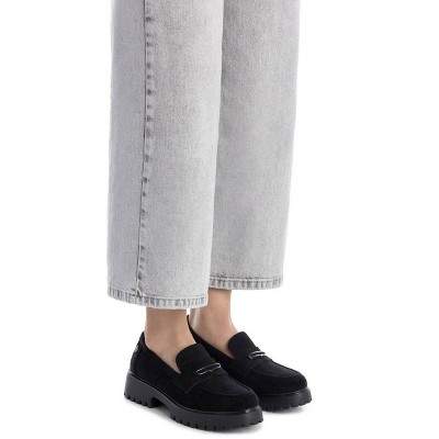 Женские мокасины Refresh Shoes Suede moccasins 173012 Black — фото 2