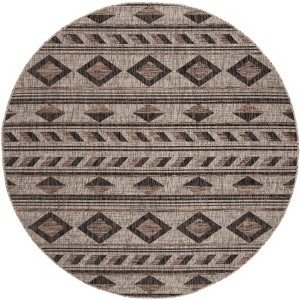 Courtyard CY8529 UV & Stain Resistant Non-Shedding Power Loomed Indoor/Outdoor Rugs - Safavieh - 1 of 4
