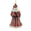 Noble Gems 6.5" Striped Santa Ornament Cluas Christmas  -  Tree Ornaments - image 2 of 3