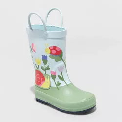 Toddler Girls' Saylor Floral Print Rain Boots - Cat & Jack™ 5