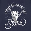 Women's Betty Boop Always Reach For The Stars T-Shirt - 2 of 4