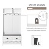 Kumasinova 3-in-1 Hall Tree with 3/4 Hooks,Entryway Coat Rack with Entry Bench,Clothing Rack with Shoe Storage,Coat Racks with Drawers/Door - 4 of 4
