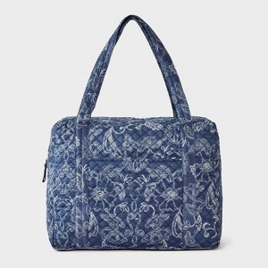 Quilted Weekender Duffel Bag - Universal Thread™ - 1 of 4