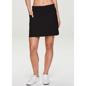 RBX Active Women's Clean Waist Quick Drying Travel/Active Skirt with Built-In Shorts and Pockets - 1 of 4