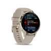 Garmin Venu 3S GPS Smartwatch Gold Steel Bezel w/French Gray Case + Accessories Kit - 3 of 4