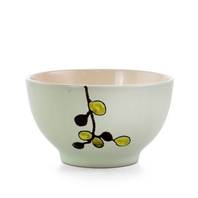 Retro Bloom Ceramic Floral Dinnerware Set, Service for 4