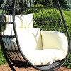Sunnydaze Outdoor Replacement Headrest and Cushions for Penelope or Oliver Hanging Lounge Egg Chair - 2pc - 4 of 4