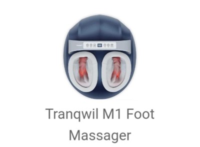 Tranqwil Foot Massager Machine with Heat, Shiatsu Massage, Kneading, and  Vibration