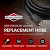 Briggs & Stratton 30' x 1/4" Pressure Washer Hose w/Dual O-Ring Sealing, Attaches to Male M22 Pump & Spray Gun, For Pressure Washers Up To 3000 PSI - 2 of 4